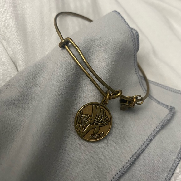 Alex and Ani Women’s Gold Sister Charm Bracelet - Picture 3 of 7